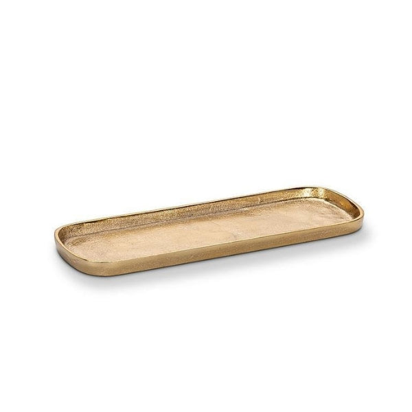 brass oval tray - medium