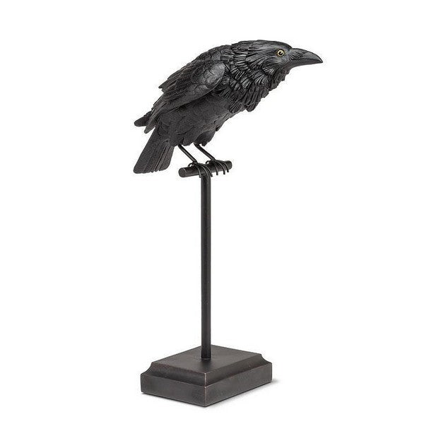 Large Crow on Perch Decor | Home Decor | boogie + birdie