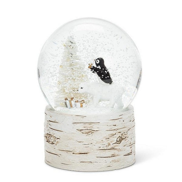 Penguin And Bear LED Snow Globe | Holiday Decor | boogie + birdie

