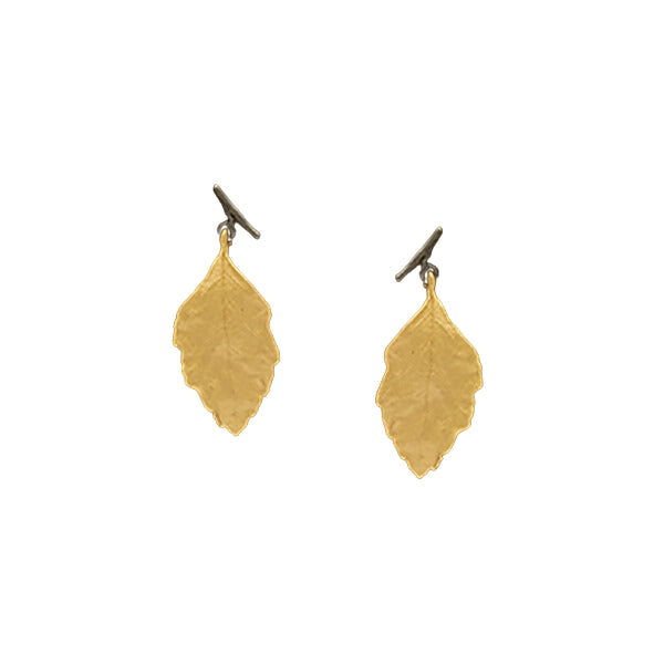 Autumn Birch Leaf Drop Earrings | Michael Michaud | boogie + birdie

