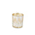 Frosted Glass Tealight Holder with Gold Trees | Silver Tree | boogie + birdie