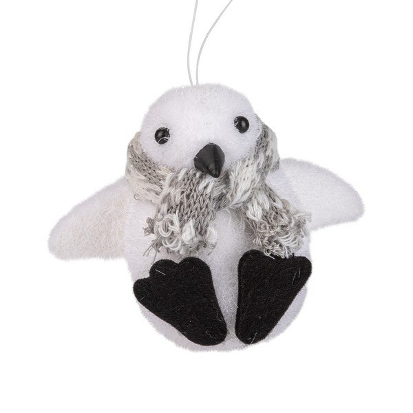 Baby Penguin Flocked Ornament | Holiday | boogie + birdie