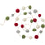 Felt Garland, Grey Green Red White Balls | Silver Tree | boogie + birdie