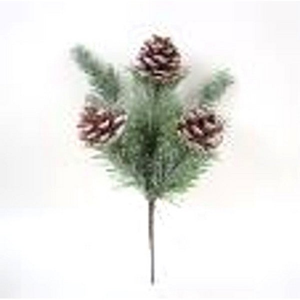 Faux Fir With Pinecones Branch