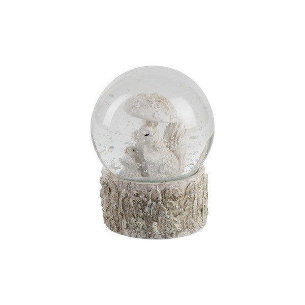 Squirrel Under a Mushroom Snowglobe 3.5" | Holiday | boogie + birdie