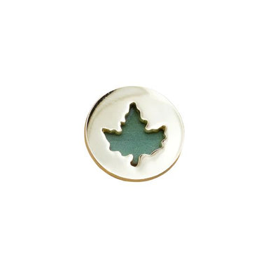 Gold Silhouette Maple Leaf Pin | Under One Roof | boogie + birdie