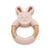 Blush Pink Bunny Teething Ring | Loulou Lollipop | boogie + birdie

