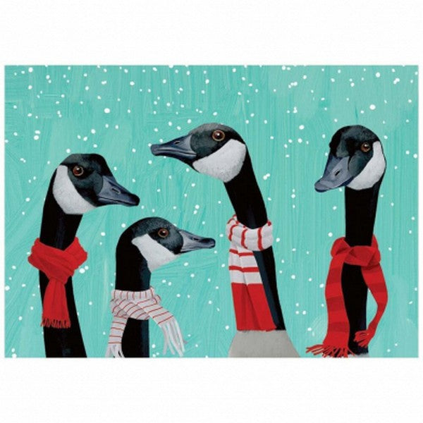 Cozy Geese Card | Holiday Cards | boogie + birdie