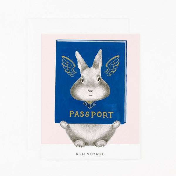 Bunny Bon Voyage Card | Dear Hancock | boogie + birdie