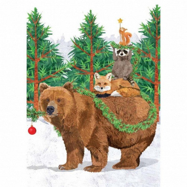 Holiday Bear Tree Card | Patti Gay & Noah | boogie + birdie