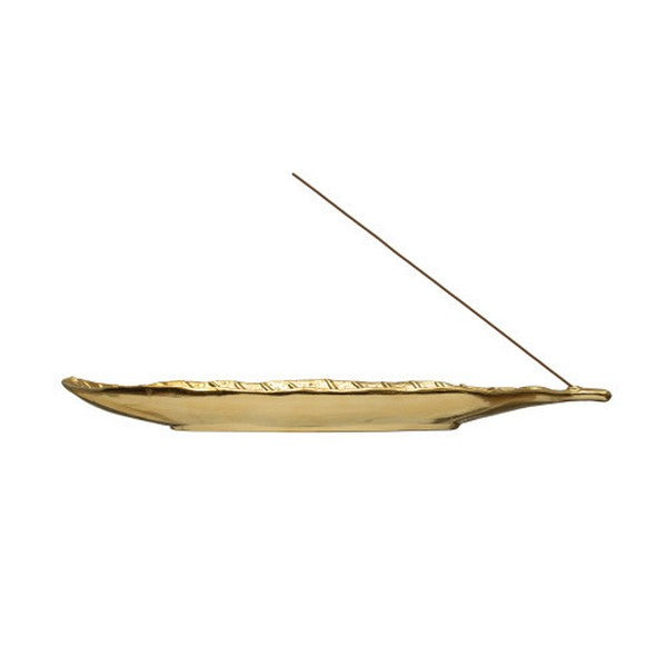 Gold Leaf Incense Holder | Home Fragrances | boogie + birdie