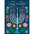 Menorah Flower Card