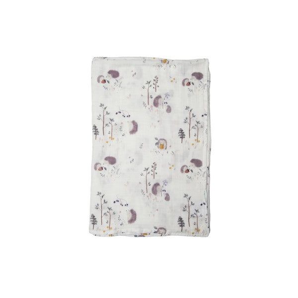 Hedgehogs Muslin Swaddle