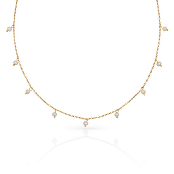 Gold Perla Waterproof Necklace | Lover's Tempo | boogie + birdie