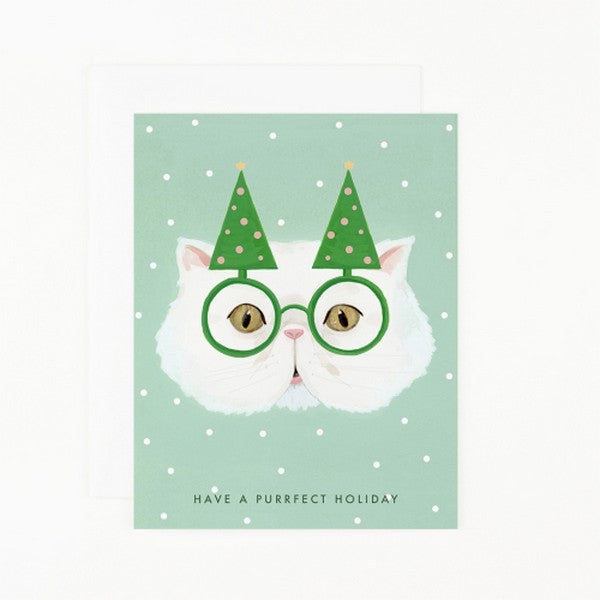 Purrfect Holiday Card | Holiday Cards | boogie + birdie