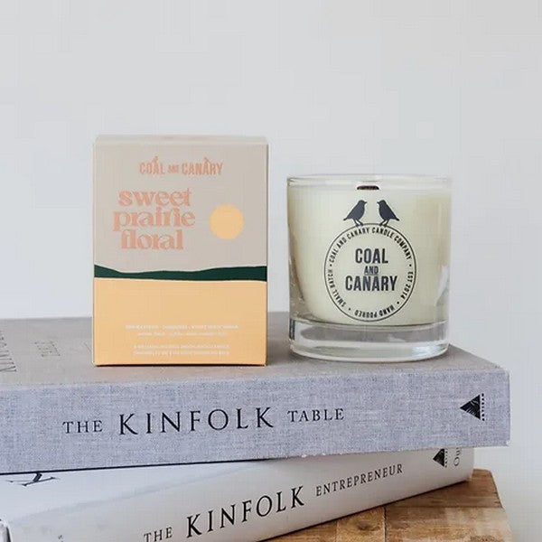 Sweet Prairie Floral Candle | Coal & Canary | boogie + birdie