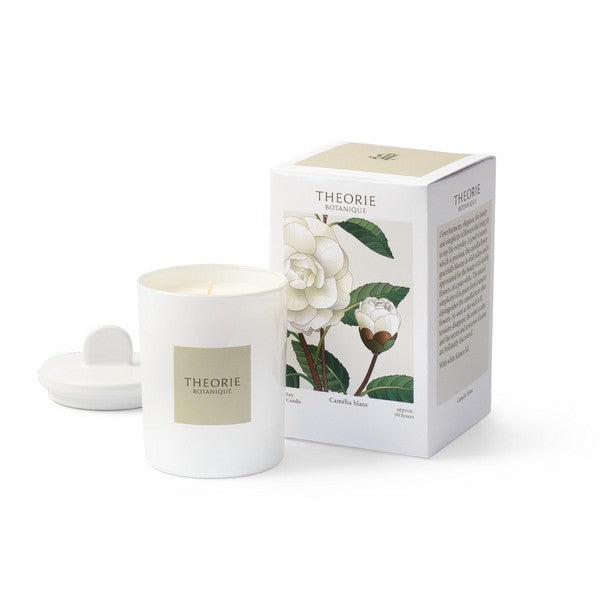 White Camelia Candle | Theorie Botanique | boogie + birdie