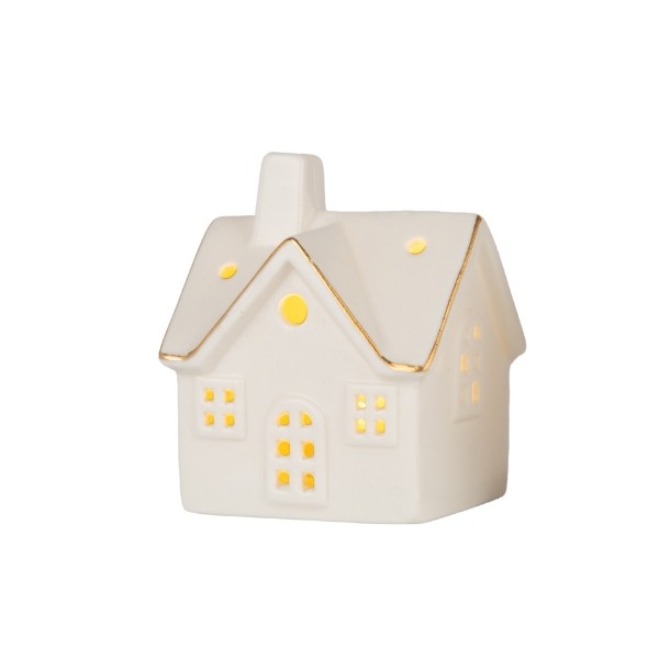 Ceramic House with Lights Table Decor | Holiday | boogie + birdie