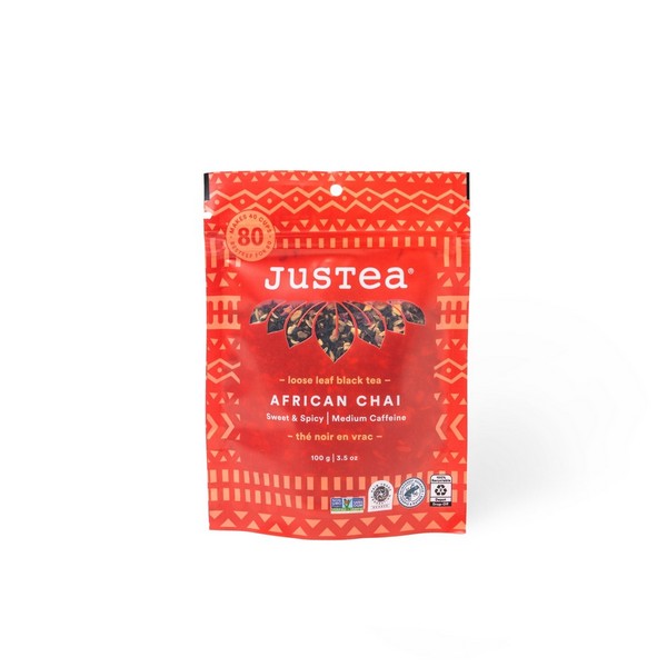 African Chai Loose Leaf Tea Pouch | Justea | boogie + birdie