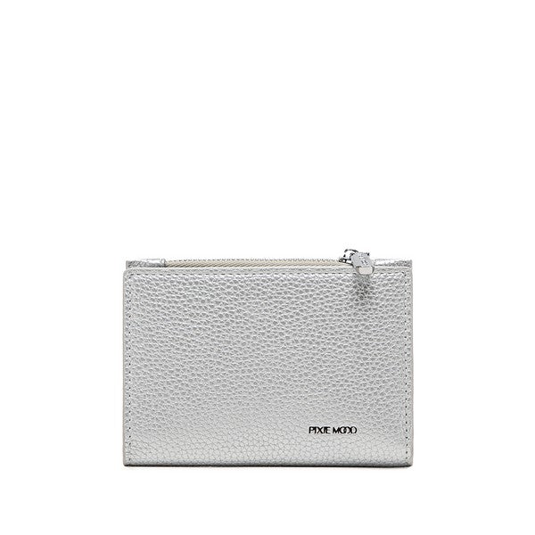 Silver Pebbled Aiko Wallet | Pixie Mood | boogie + birdie