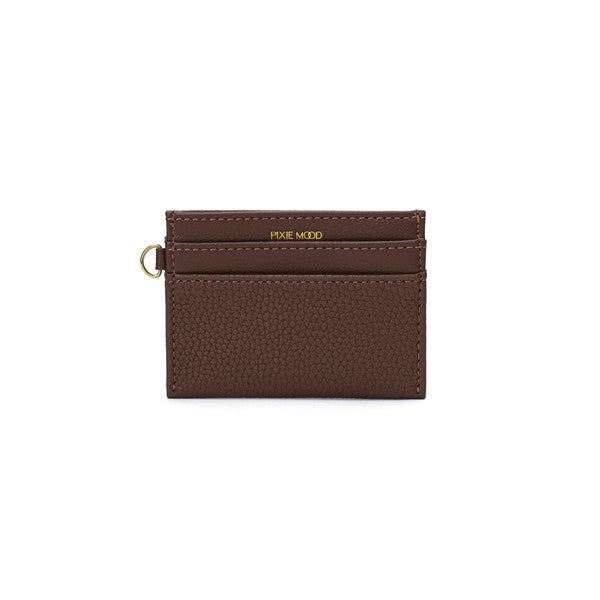 Espresso Brown Alex Card Holder | Pixie Mood | boogie + birdie