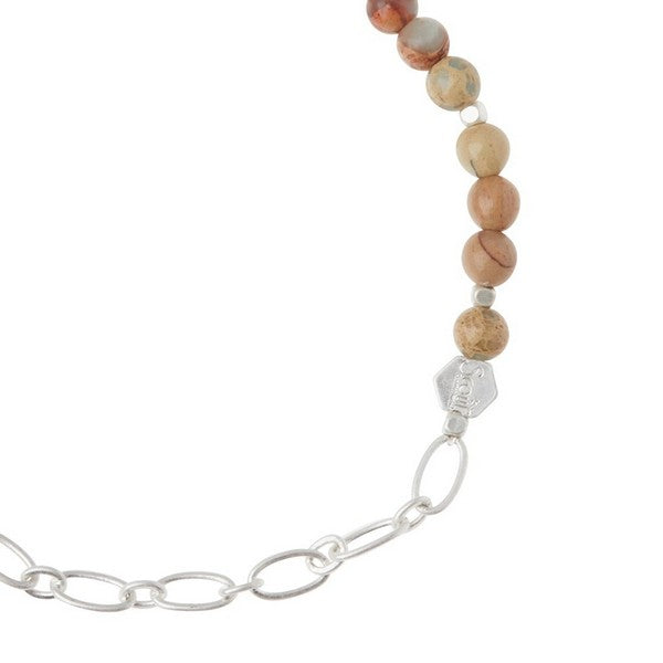 Mini Stone & Chain Stacking Bracelet - Aqua Terra/Silver | Scout Curated Wares | boogie + birdie