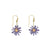 Bronze Aster Flower Drop Earrings | Michael Michaud | boogie + birdie

