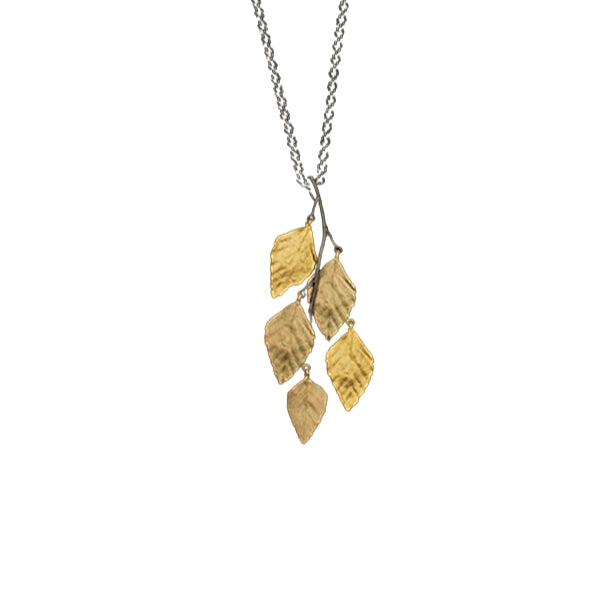 Bronze Autumn Birch Necklace | Michael Michaud | boogie + birdie

