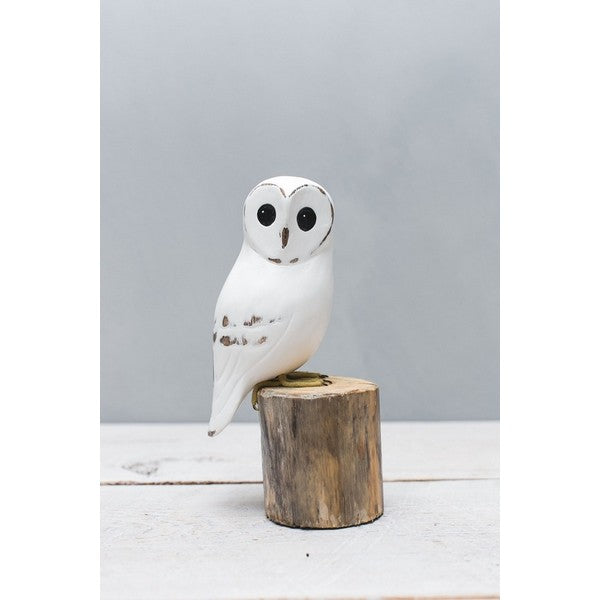 Baby barn OwlHand Carved Statue | boogie + birdie