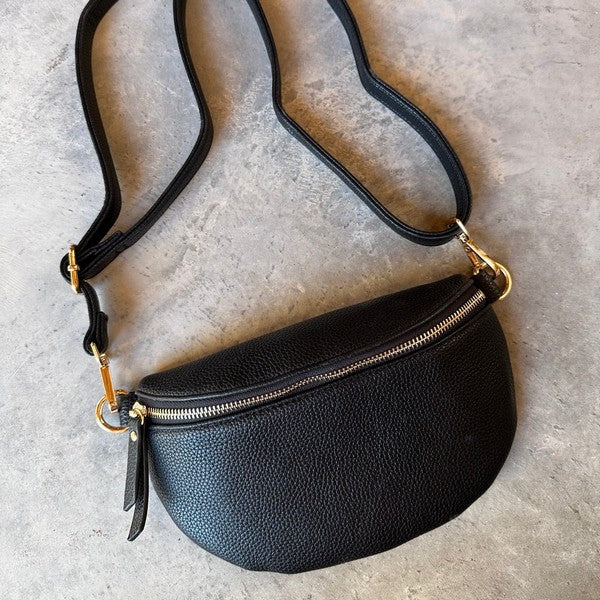 Black Crossbody Bag | Justine Brooks | boogie + birdie

