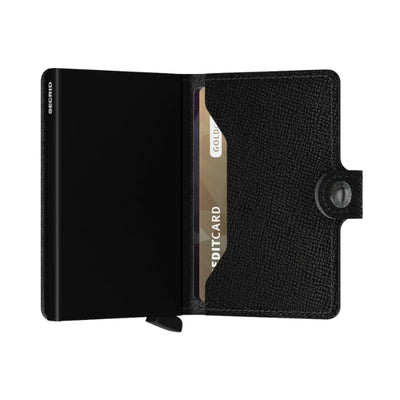 Black Crisple SECRID Matte Miniwallet | Wallet | boogie + birdie