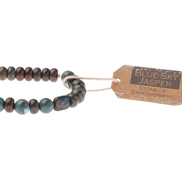 Blue Sky Jasper Stacking Bracelet SS021 | Scout | boogie + birdie

