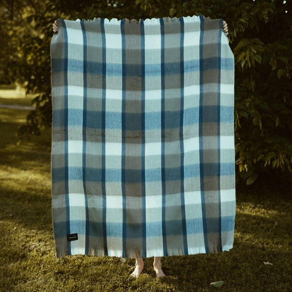 Camp Plaid Alpaca Throw | Pokoloko | boogie + birdie

