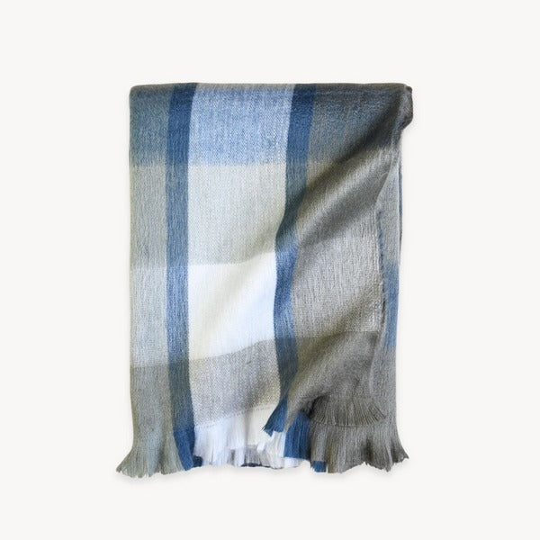 Camp Plaid Alpaca Throw | Pokoloko | boogie + birdie

