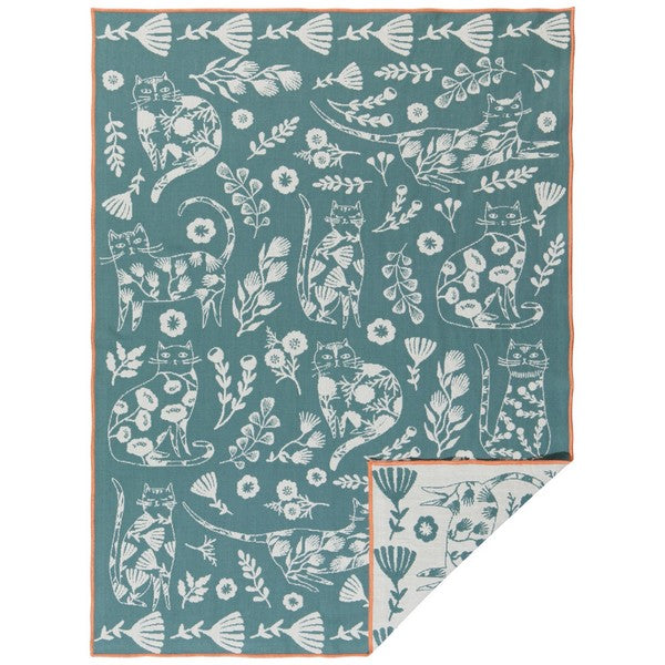 Catbloom Double Cloth Tea Towel | Danica Studio | boogie + birdie