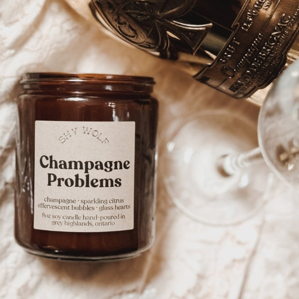 Champagne Problems Candle | Shy Wolf Candles | boogie + birdie