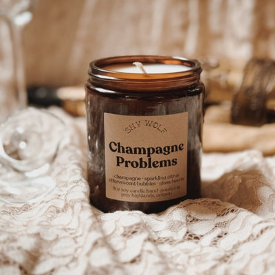 Champagne Problems Candle | Shy Wolf Candles | boogie + birdie