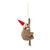 Christmas Sloth Felt Ornament - Style 1