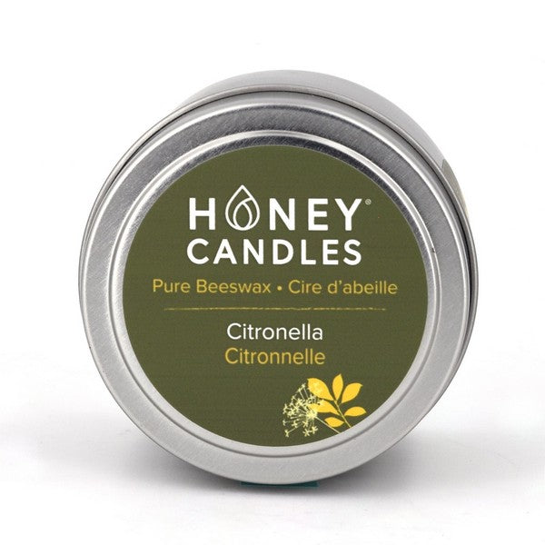 Citronella Beeswax Candle Tin | Honey Candles | boogie + birdie