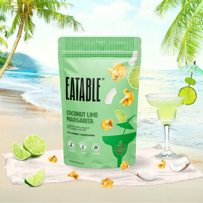 Coconut Lime Margarita Gournet Popcorn | EATABLE | boogie + birdie