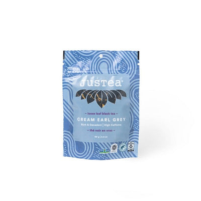 Cream Earl Grey Loose Leaf Tea Pouch | Justea | boogie + birdie