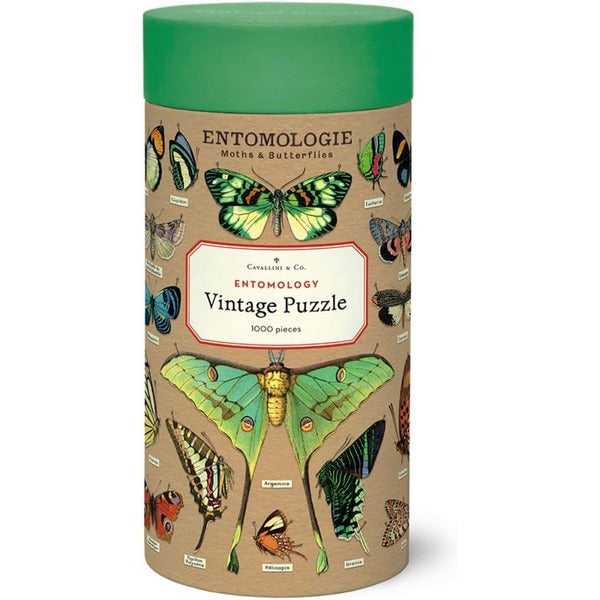 Entomology 1000 Piece Puzzle | Cavallini & Co. | boogie + birdie

