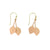 Bronze Eucalyptus Round Leaf Drop Earrings | Michael Michaud | boogie + birdie