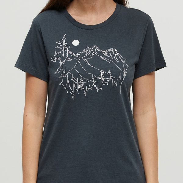 Mountain Fields Green Women's T-Shirt | tentree | boogie + birdie