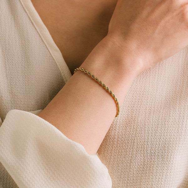 Gold Gigi Waterproof Bracelet | Lover's Tempo | boogie + birdie