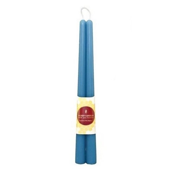 Glacier Teal Beeswax Taper Candles | Honey Candles | boogie + birdie