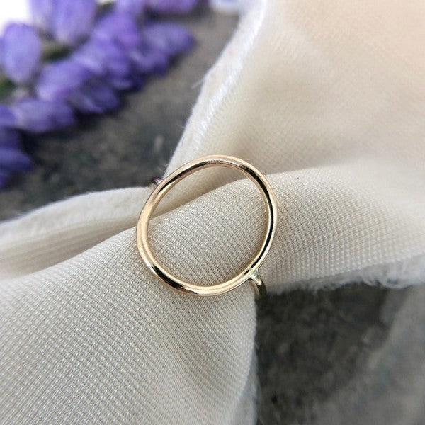Gold Circle Ring | Open Fire | boogie + birdie