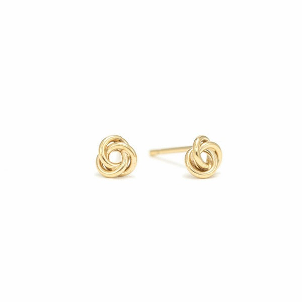 Gold-Filled Knot Stud Earrings | Lover’s Tempo | boogie + birdie

