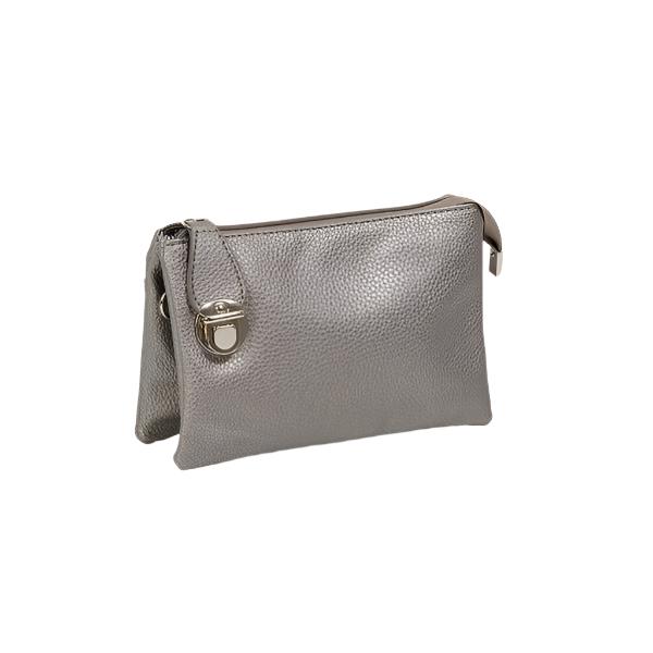 Gunmetal Multi-Pocket Crossbody Bag | Bags | boogie + birdie

