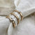 Gold Large Hammered Ring | Open Fire | boogie + birdie